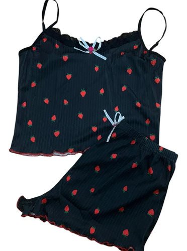 Conjunto Pijama Morley Mujer Regulable Manga Corta Verano