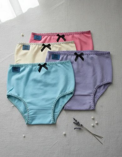 Pack X 3 Bombachas Ropa Interior Estampadas Niña Algodon Surtido Estampadas 3