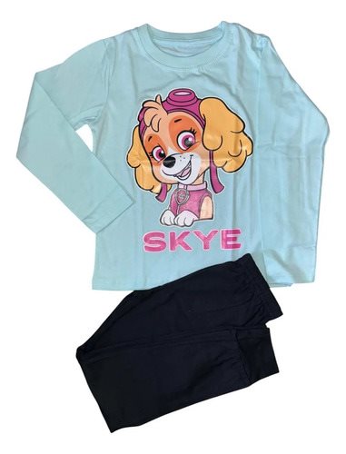 Conjunto Pijama Niños Manga Larga Skye Invierno